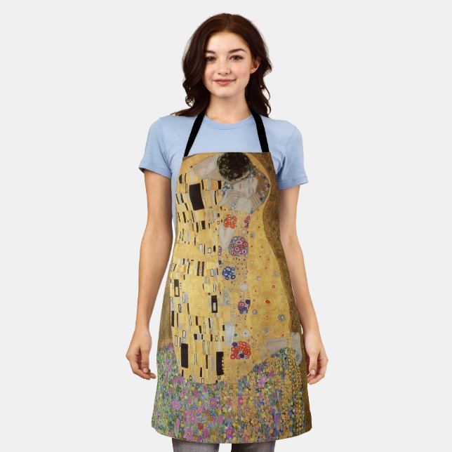 Gustav Klimt | Kiss, 1907-08 Schürze (Getragen)