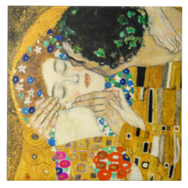 Gustav Klimt Kiss / Valentine's Day Romantic Art Fliese