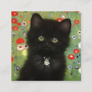 Gustav Klimt Kitten Begleitkarte