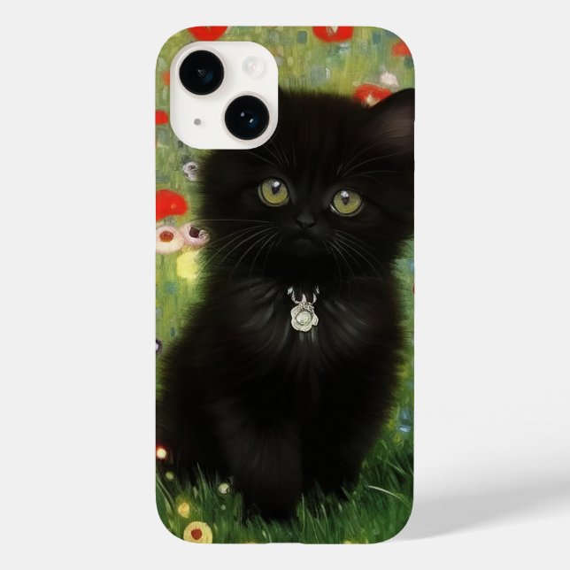 Gustav Klimt Kitten Case-Mate iPhone Hülle (Rückseite)
