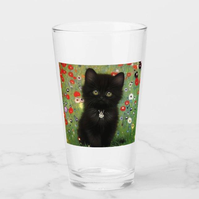 Gustav Klimt Kitten Glas (Vorderseite)