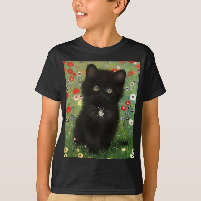 Gustav Klimt Kitten T-Shirt (Vorderseite)