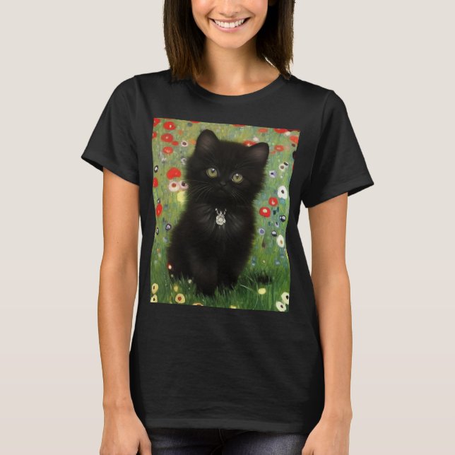 Gustav Klimt Kitten T-Shirt (Vorderseite)