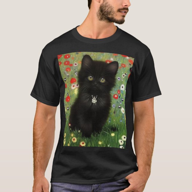 Gustav Klimt Kitten T-Shirt (Vorderseite)
