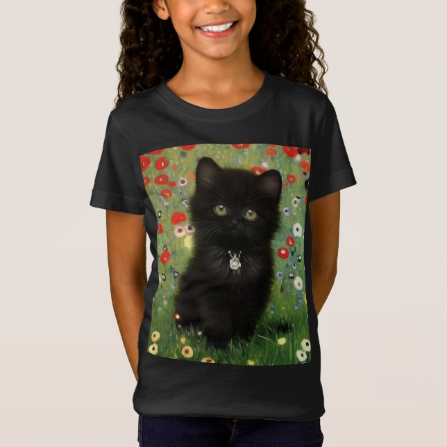 Gustav Klimt Kitten T-Shirt (Vorderseite)