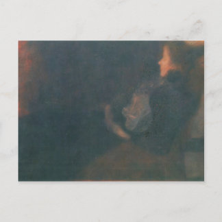 Gustav Klimt- Lady am Kamin Postkarte