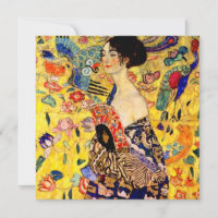 Gustav Klimt Lady mit Fan