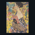 Gustav Klimt Lady mit Fan-Einladungen Einladung<br><div class="desc">Gustav Klimt Lady mit Fan Einladungen. Ölmalerei auf Leinwand aus dem Jahr 1918. Das ist ein schönes Spätportrait von Gustav Klimt,  das sein Interesse am Japonismus zeigt. Ein großartiges Geschenk für Jugendstil-Fans,  Gustav Klimt und farbenfrohe Symbolik.</div>