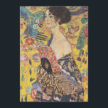 Gustav Klimt Lady mit Fan-Einladungen Einladung<br><div class="desc">Gustav Klimt Lady mit Fan Einladungen. Ölmalerei auf Leinwand aus dem Jahr 1918. Das ist ein schönes Spätportrait von Gustav Klimt,  das sein Interesse am Japonismus zeigt. Ein großartiges Geschenk für Jugendstil-Fans,  Gustav Klimt und farbenfrohe Symbolik.</div>
