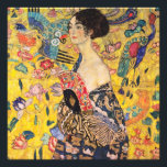 Gustav Klimt - Lady mit Fan Fotodruck<br><div class="desc">Lady with Fan - Gustav Klimt,  Oil on Leinwand,  1917-1918</div>