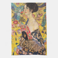 Gustav Klimt - Lady mit Fan