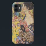 Gustav Klimt Lady mit Fan-iPhone-Case Case-Mate iPhone Hülle<br><div class="desc">Gustav Klimt Lady mit Fan iPhone Gehäuse. Ölmalerei auf Leinwand aus dem Jahr 1918. Das ist ein schönes Spätportrait von Gustav Klimt,  das sein Interesse am Japonismus zeigt. Ein großartiges Geschenk für Jugendstil-Fans,  Gustav Klimt und farbenfrohe Symbolik.</div>