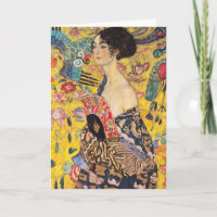 Gustav Klimt - Lady mit Fan