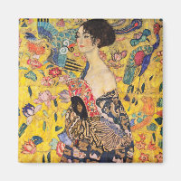 Gustav Klimt - Lady mit Fan