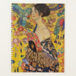 Gustav Klimt - Lady mit Fan Planer<br><div class="desc">Gustav Klimt - Lady mit Fan 1918</div>