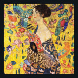 Gustav Klimt Lady mit Fan Poster<br><div class="desc">Gustav Klimt Lady mit Fan Poster</div>