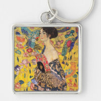 Gustav Klimt - Lady mit Fan