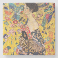 Gustav Klimt - Lady mit Fan