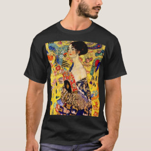Gustav Klimt Lady mit Fan T-Shirt