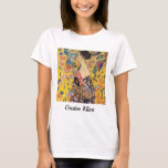Gustav Klimt - Lady mit Fan T-Shirt<br><div class="desc">Lady with Fan - Gustav Klimt,  Oil on Leinwand,  1917-1918</div>