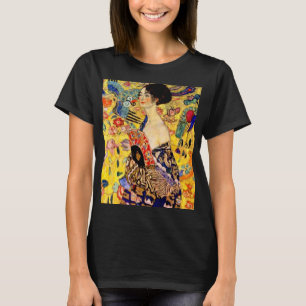 Gustav Klimt Lady mit Fan T-Shirt