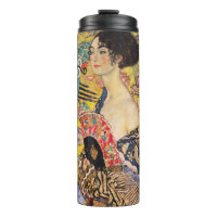 Gustav Klimt - Lady mit Fan
