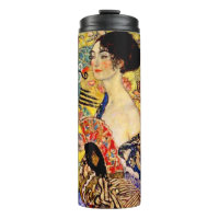 Gustav Klimt Lady mit Fan