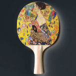 Gustav Klimt Lady mit Fan Tischtennis Schläger<br><div class="desc">Gustav Klimt Lady mit Fan</div>