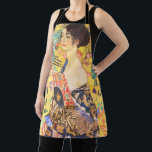 Gustav Klimt Lady mit Fan Vintage Jugendstil Schürze<br><div class="desc">Gustav Klimt Lady mit Fan Vintage Jugendstil</div>