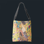 Gustav Klimt Lady mit Fan Vintage Jugendstil Tragetaschen Mit Langen Trägern<br><div class="desc">Gustav Klimt Lady mit Fan Vintage Jugendstil</div>