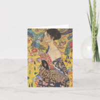 Gustav Klimt Lady mit Fantasiekarte