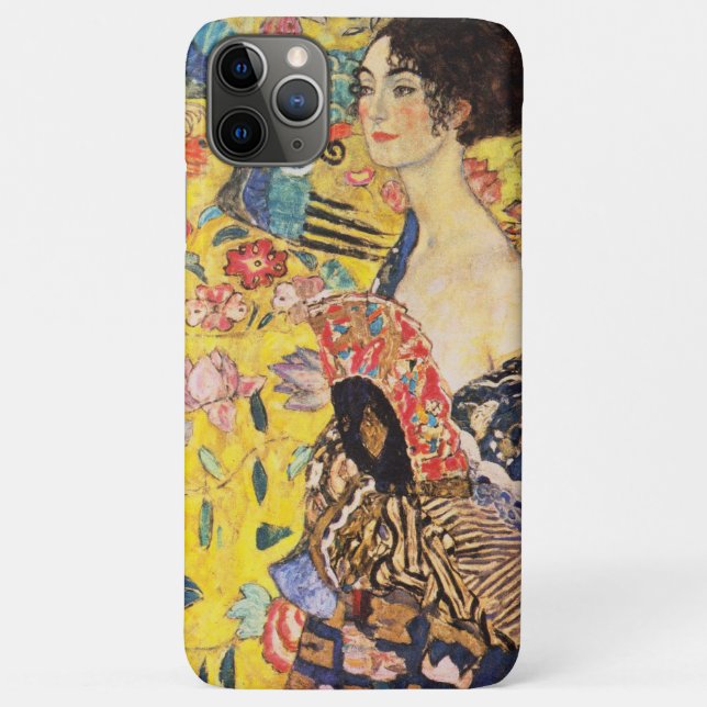 Gustav Klimt Lady mit Lüfter Case-Mate iPhone Hülle (Rückseite)