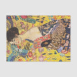 Gustav Klimt Lady mit Lüfter Seidenpapier<br><div class="desc">Gustav Klimt Lady mit Lüfter</div>