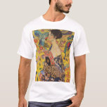 Gustav Klimt - Lady mit Lüfter T-Shirt<br><div class="desc">Gustav Klimt - Lady mit Fan 1918</div>