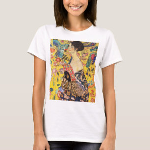 Gustav Klimt Lady mit Lüfter T-Shirt