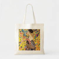 Gustav Klimt Lady mit Lüfter