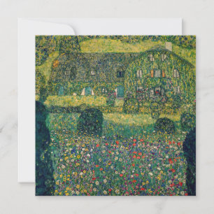 Gustav Klimt - Landhaus am Attersee Dankeskarte