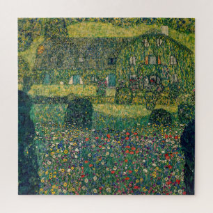 Gustav Klimt - Landhaus am Attersee Puzzle