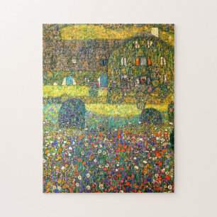 Gustav Klimt: Landhaus beim Attersee Puzzle