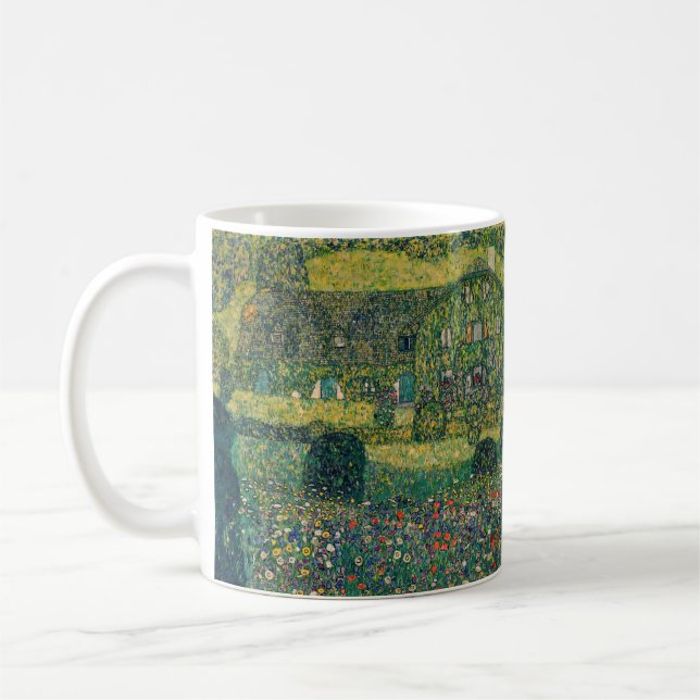 Gustav Klimt - Landhaus vom Attersee Kaffeetasse (Links)