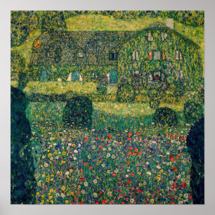 Gustav Klimt - Landhaus vom Attersee Poster