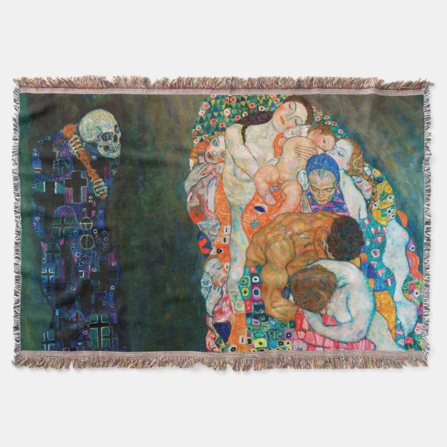 Gustav Klimt "Leben und Tod" Decke (Vorderseite)