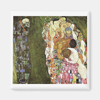 Gustav Klimt ~ Leben und Tod Magnet