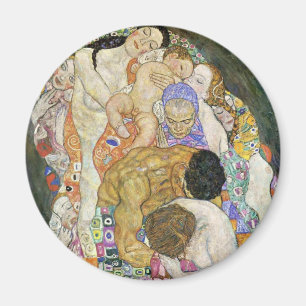 Gustav Klimt Leben und Tod Magnet