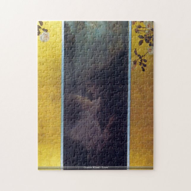 Gustav Klimt - Liebepuzzlespiel Puzzle (Vertikal)