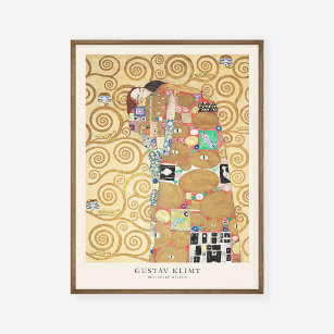 Gustav Klimt Liebhaber der Kunst, Kunst und Kultur Poster