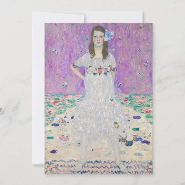 Gustav Klimt - Mada Primavesi Einladung (Vorderseite)
