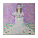 Gustav Klimt - Mada Primavesi Fliese<br><div class="desc">Mada Primavesi - Gustav Klimt,  Öl auf Leinwand,  1912-1913</div>