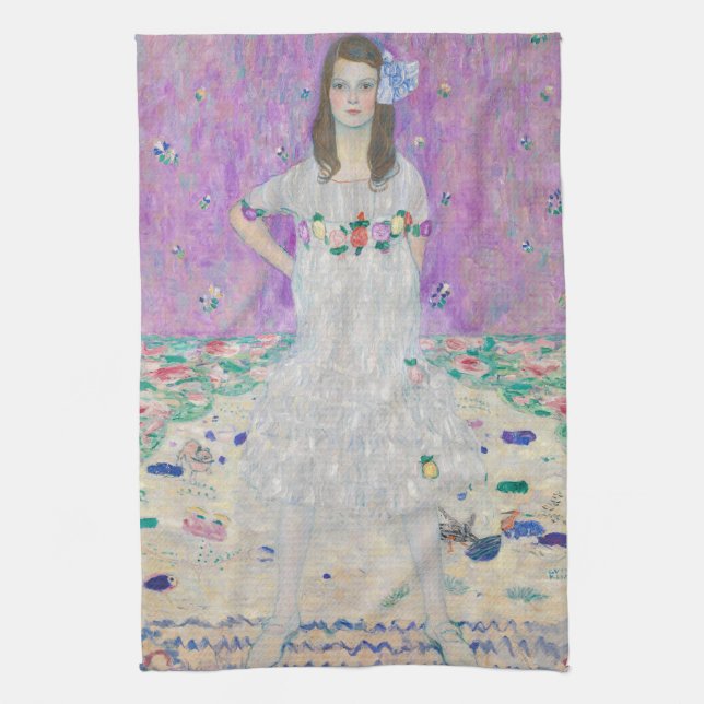 Gustav Klimt - Mada Primavesi Geschirrtuch (Vertikal)