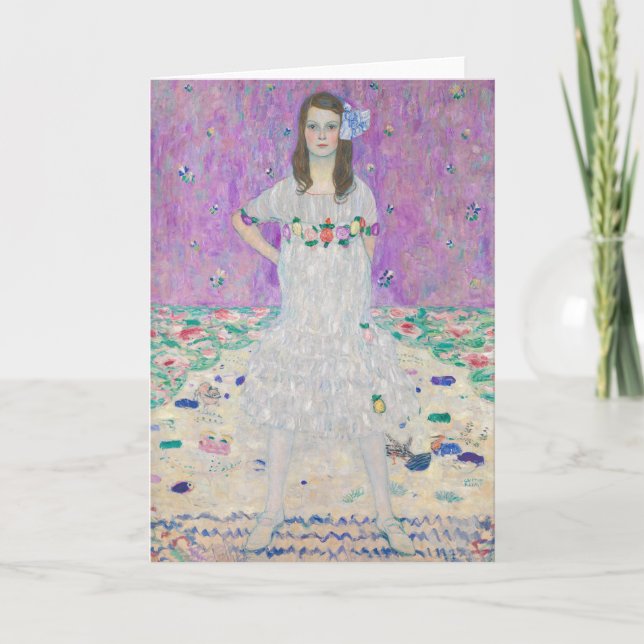 Gustav Klimt - Mada Primavesi Karte (Vorderseite)